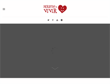 Tablet Screenshot of derechoavivir.org
